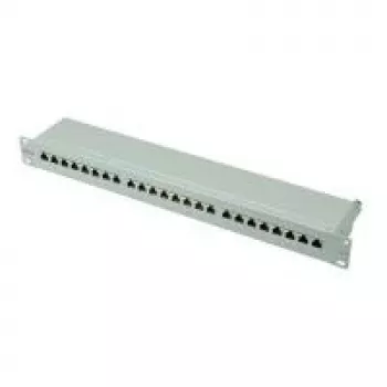 ROLINE Cat. 6 / Class E 48,30cm (19)-patchpaneel, 24P, afgeschermd, lichtgrijs (26.11.0351)