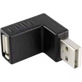 USB-adapter Renkforce 29212C30 — USB Type-A-stekker (haaks) naar USB Type-W 2.0, 5 V 0,5 A