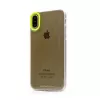 Handyhoesje Devia Yonger Series voor iPhone XS / X (5,8 inch) — geel