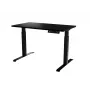 Bureau cama meble MOON elektrisch hoogteverstelbaar recht tafel 1210×670 mm zwart