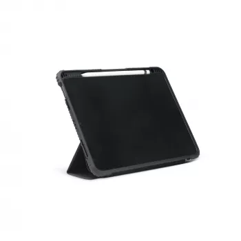DICOTA Folio Case - fliphoes voor tablet - polycarbonaat, thermoplastisch polyurethaan (TPU), gerecycled polyethyleen - zwart - 10.9 - voor Apple 10.
