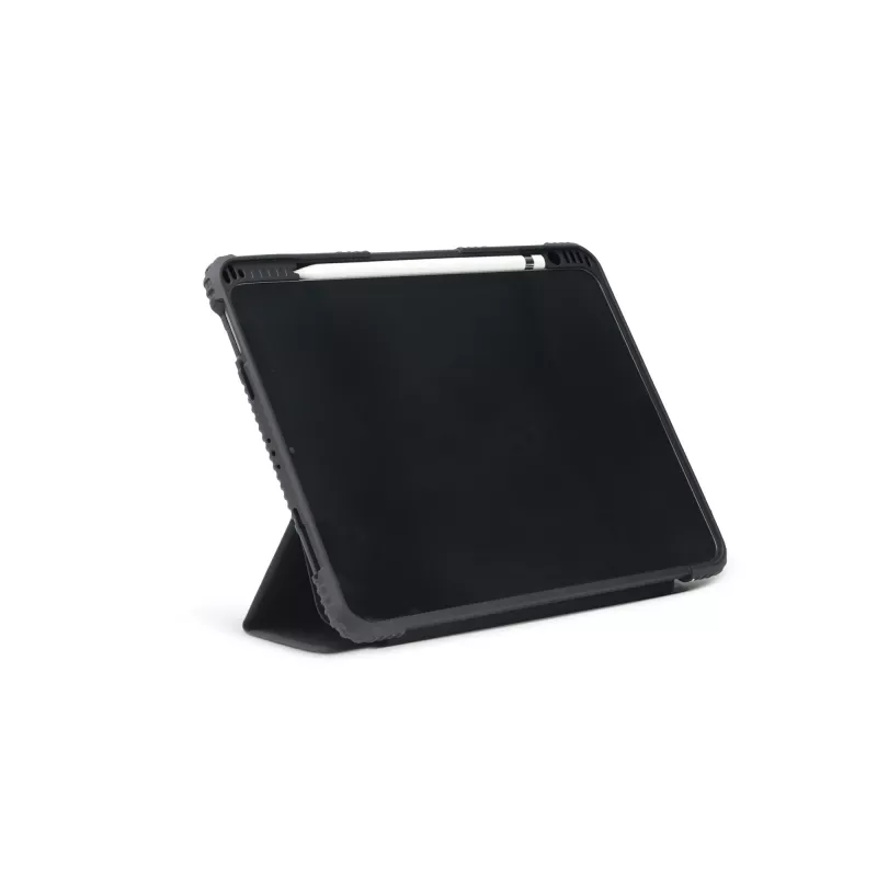 DICOTA Folio Case - fliphoes voor tablet - polycarbonaat, thermoplastisch polyurethaan (TPU), gerecycled polyethyleen - zwart - 10.9 - voor Apple 10.
