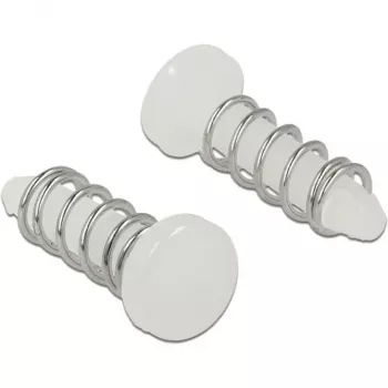 Delock kliknagel voor koellichaam - set 10 stuks wit (18272)