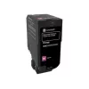 Lexmark 74C2HM0 Retour tonercartridge, magenta, hoog rendement
