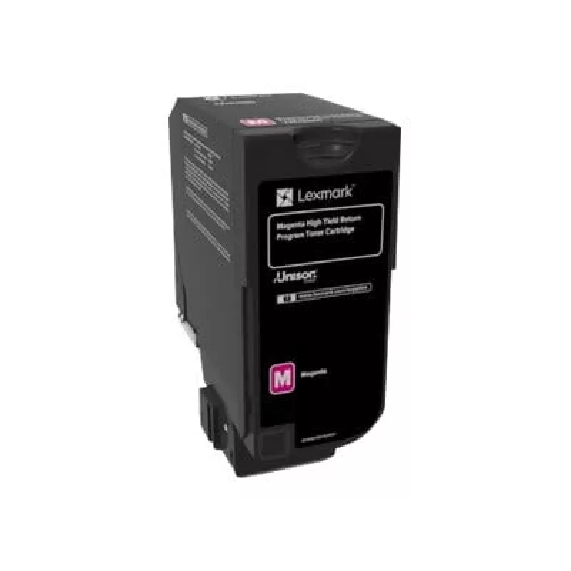 Lexmark 74C2HM0 Retour tonercartridge, magenta, hoog rendement