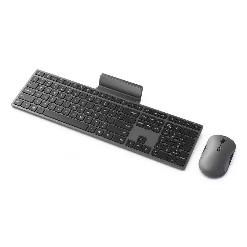 Draadloze toetsenbord-muisset Lenovo 700 Modern Multi-Device – US-Engelse layout, Bluetooth, Luna Grey