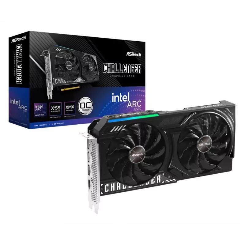 ASRock Challenger Intel Arc B580 12GB OC grafische kaart