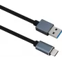 Herweck Helos PREMIUM - USB-kabel - USB Type-A (M) naar 24-pins USB-C (M) - USB 3.1 - 1,0m - zwart (288353)