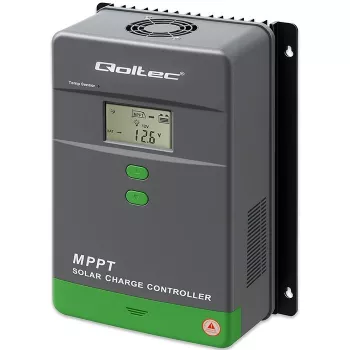 Solar laadregelaar QOLTEC MPPT 50A 12V/24V met LCD, model 53664
