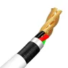 USB-A naar Micro-USB-B kabel Baseus TZCAMZJ-02 1,5 m wit