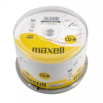 CD-R MAXELL 700 MB 52x 80 min 120 mm — 50 stuks