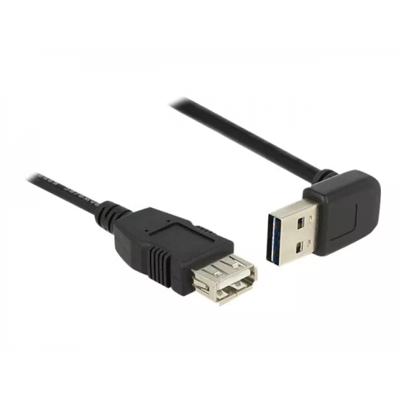 USB-kabel DeLOCK 1 m USB 2.0-A naar USB 2.0-A zwart