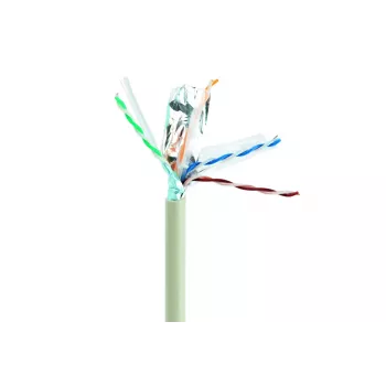 Gembird CAT6 FTP 100m netwerkkabel grijs F/UTP (FTP)