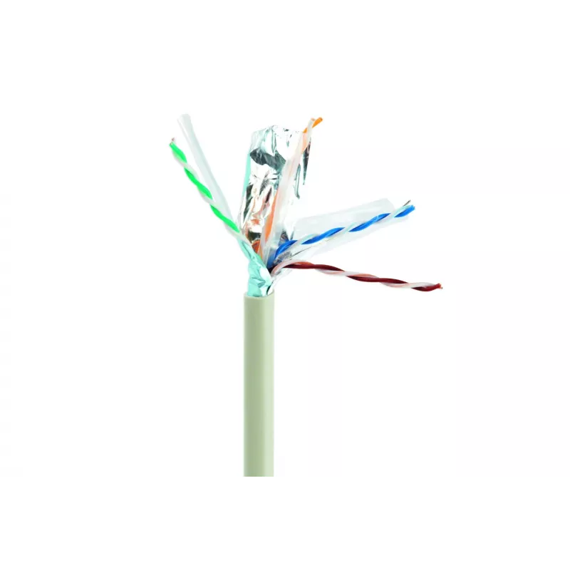 Gembird CAT6 FTP 100m netwerkkabel grijs F/UTP (FTP)