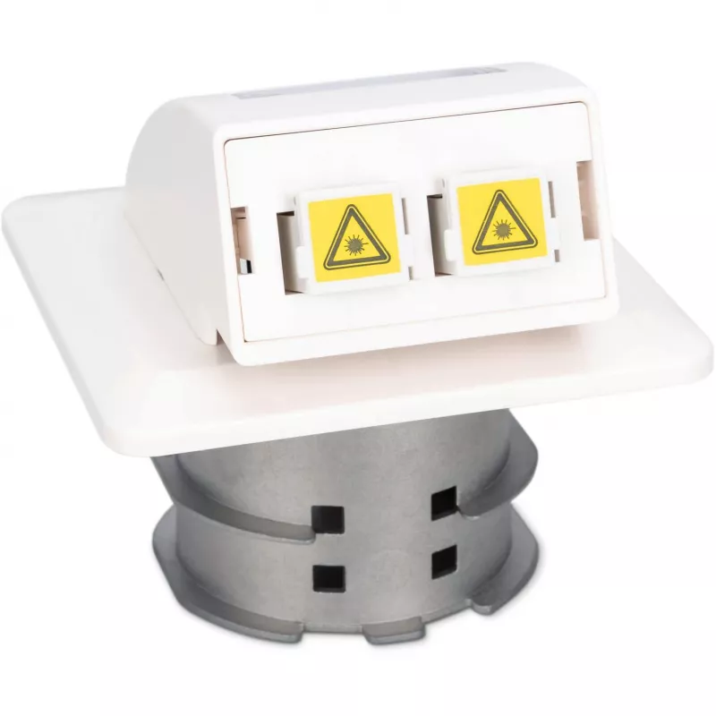 Digitus FTTH glasvezel inbouw wandcontactdoos DN-93201 SC/LC-adapter 86x30x86mm