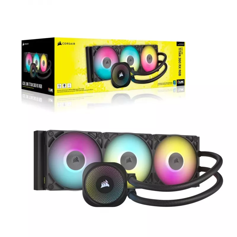 All-in-one-vloeistofkoeler Corsair iCUE LINK TITAN RX RGB