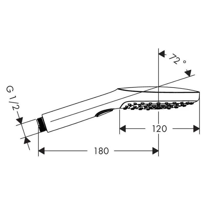 Hansgrohe Raindance Select E Handdouche 120 3jet 26520000