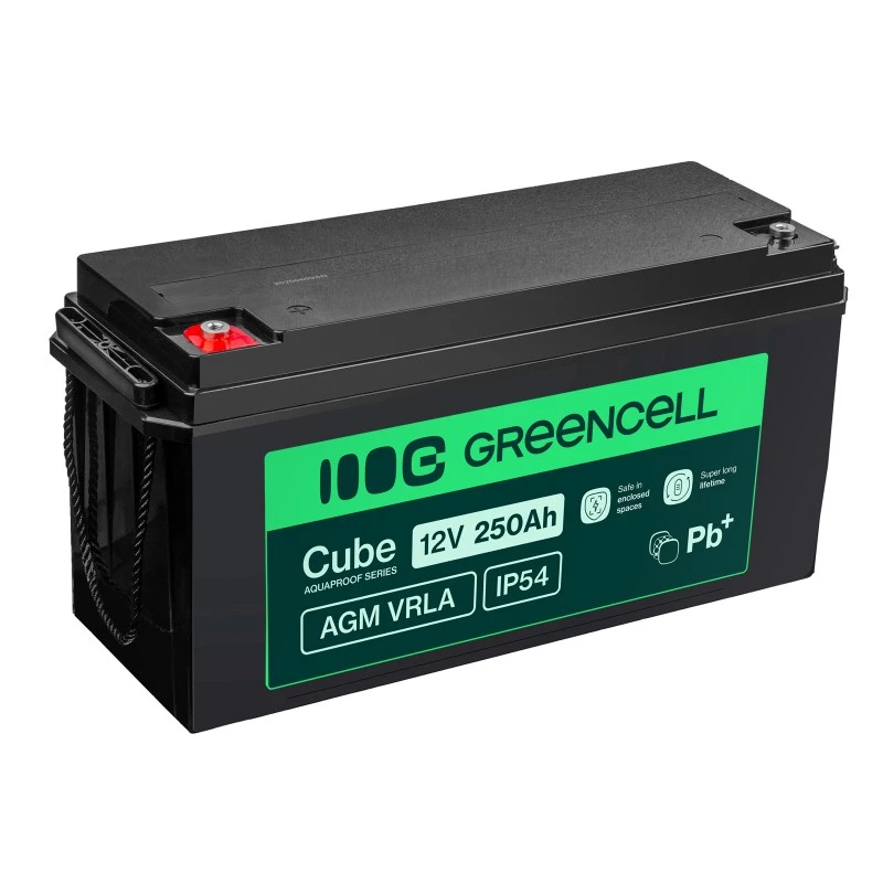 Accu AGM VRLA 12V 250Ah IP54