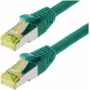 Netwerkkabel Helos Cat 6a S/FTP 1,5 m groen