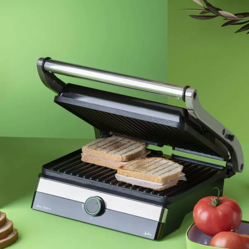 Elektrische grill Jata JEGR1596 2000W met antiaanbak kookoppervlak