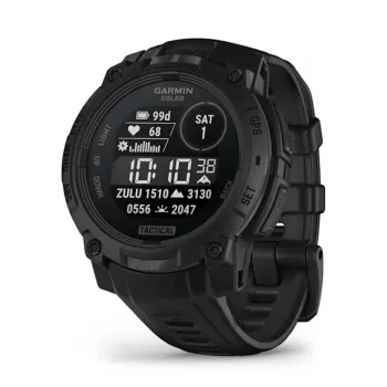Smartwatch GARMIN Instinct 3 45mm Solar Tactical Edition zwart — 45 mm, solarlaadfunctie, GPS, hartslagmeter