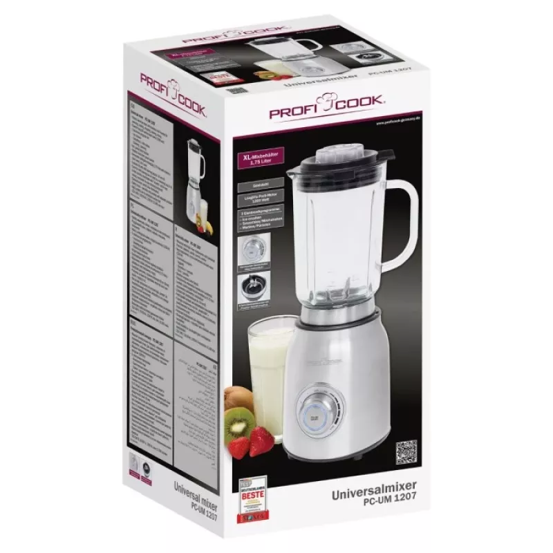 ProfiCook 501207 mixer staafmixer 1200 W rvs