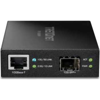 TRENDnet 10GBASE-T naar SFP+ glasvezel-mediaconverter - converter - glasvezel (LWL)