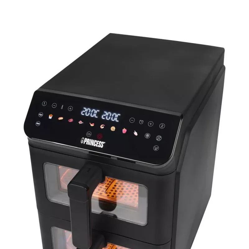Princess Double Stack airfryer | 182490 | vermogen 3000 W | inhoud 11,2 L | zwart