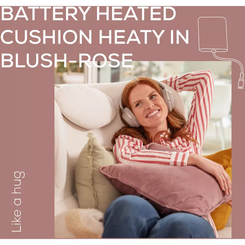 Beurer HK 77 Heaty blush-rose lavendel fluweelbekleding (20074)