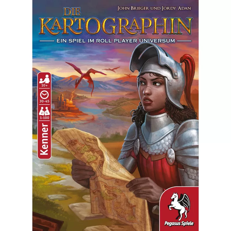 Pegasus Spiele Die Kartographin bordspel