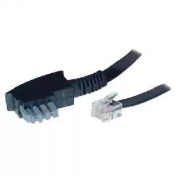 S/CONN 3m TAE-N - RJ12 zwart transparant ShiverPeaks