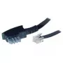S/CONN 3m TAE-N - RJ12 zwart transparant ShiverPeaks