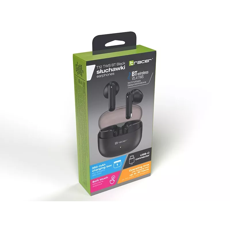 Tracer 47783 T12 TWS BT zwart
