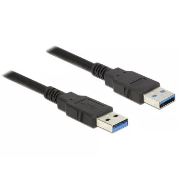 USB-kabel DeLOCK 85060 USB 3.2 Gen 1 1m zwart
