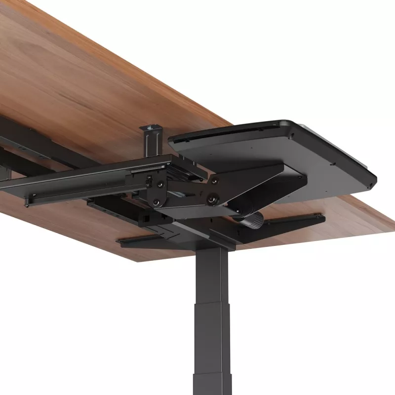 Maclean toetsenbordhouder onder tafel, verstelbaar, max. 5 kg, zwart, MC-156 B