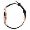 Leren smartwatch Garett Verona goud-zwart