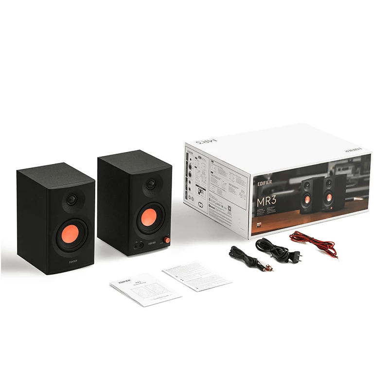 Edifier | actieve studiomonitors | MR3 | 18W x 2 W | Bluetooth | zwart | ≥ 85 dB | draadloze verbinding