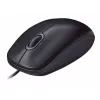 Logitech M90 bedrade optische kantoormuis — 1000 DPI, dubbelhandig, USB Type-A, zwart