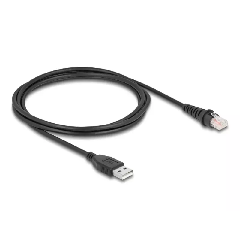 DeLOCK RJ50 naar USB 2.0 Type-A barcodescanner-kabel 2 m