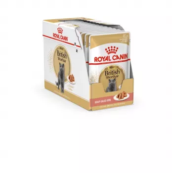 Nassfutter voor katten Royal Canin British Shorthair Adult zak 85 g, gevogelte, ROYAL CANIN Feline Breed Nutrition