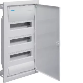 Hager VU36NE elektrakast IP30 breedte 348 mm diepte 94,5 mm hoogte 630 mm