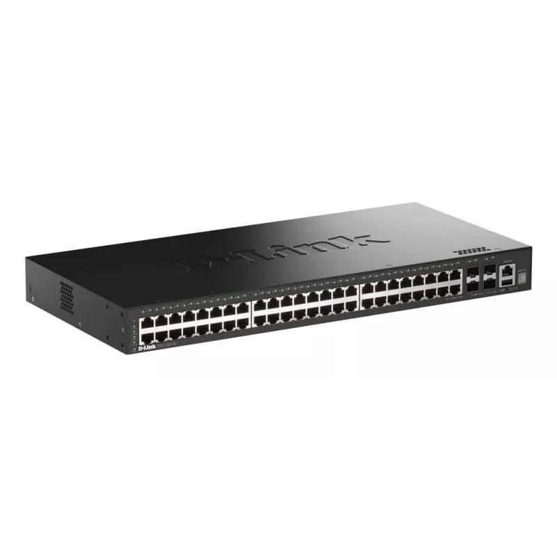 D-Link 52-poorts Gigabit stackable smart managed switch met 4 x 10G SFP+-poorten