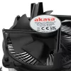 Akasa Intel LGA1700 processor hybride koeler 9 cm aluminium, zwart 1 stk.