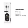 USB-A naar Lightning-kabel Orsen S9L 1 m 2,1A — zwart