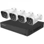 Foscam FNA108E-B4-2T videobewakingssysteem wit 4x 4K PoE bulletcamera, 1x 8-kanaals NVR
