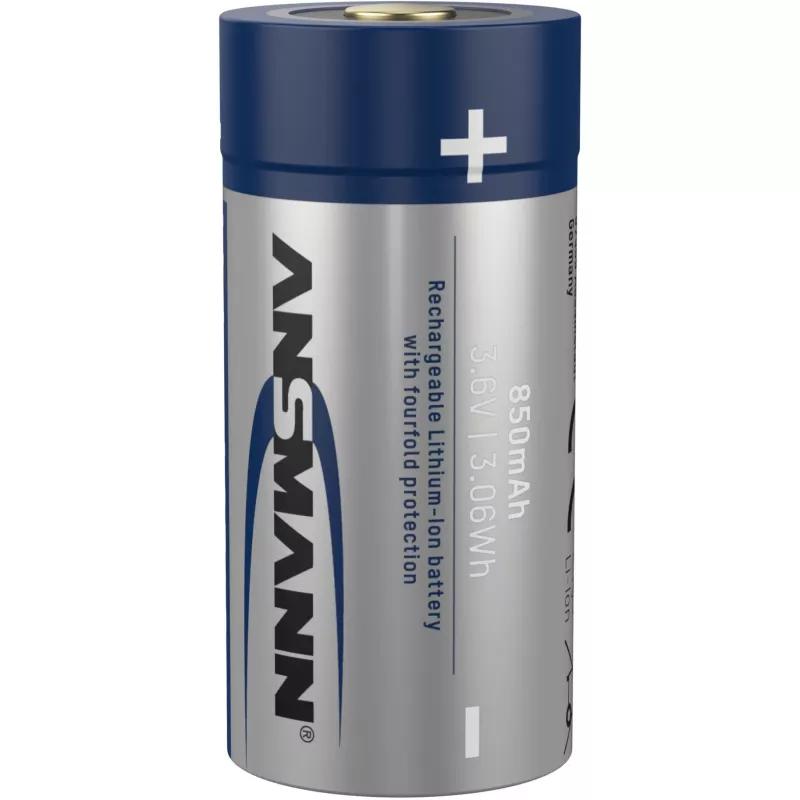 Ansmann 16340 Li-Ion accu 850 mAh 3,6 V micro-USB-ingang 1300-0015