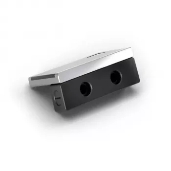 Waterkoelingsaansluiting Alphacool Eisblock Aurora 180° (model 13763) — RGB-compatibel, 180° gebogen aansluiting