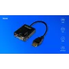 Adapter HDMI-VGA met audio AK-76 Savio SAVAK-76