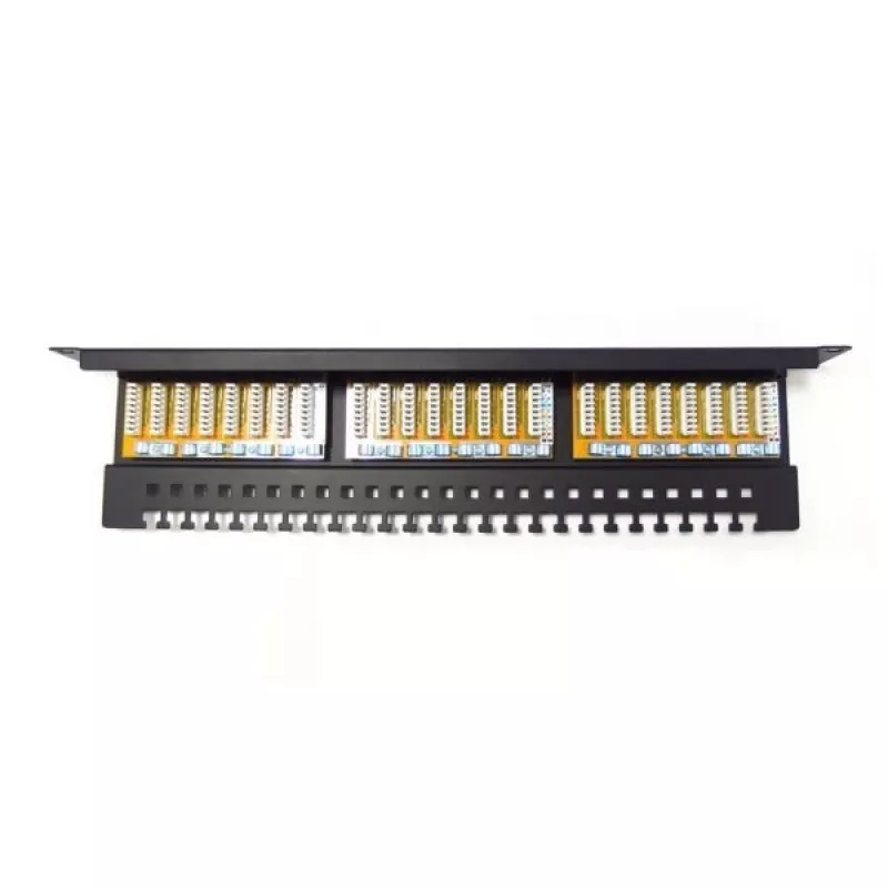 DIGITUS Professional DN-91624U - Patch Panel - RJ-45 X 24 - zwart, RAL 9005 - 1U (19 inch)
