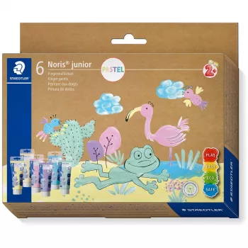 Pastelkleurenset Staedtler 8816P C6 — 6-delige pastelkleuren in blauw, mint, oranje, roze, paars, geel